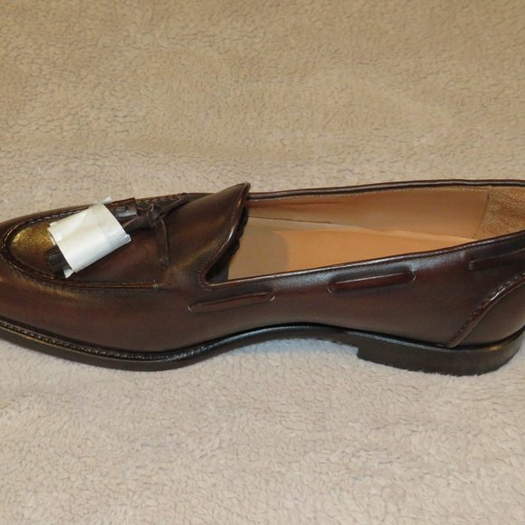 Ralph Lauren Purple Label Luther Brown Burnished Calfskin Loafer 9D NWB $1250 - Picture 3 of 12